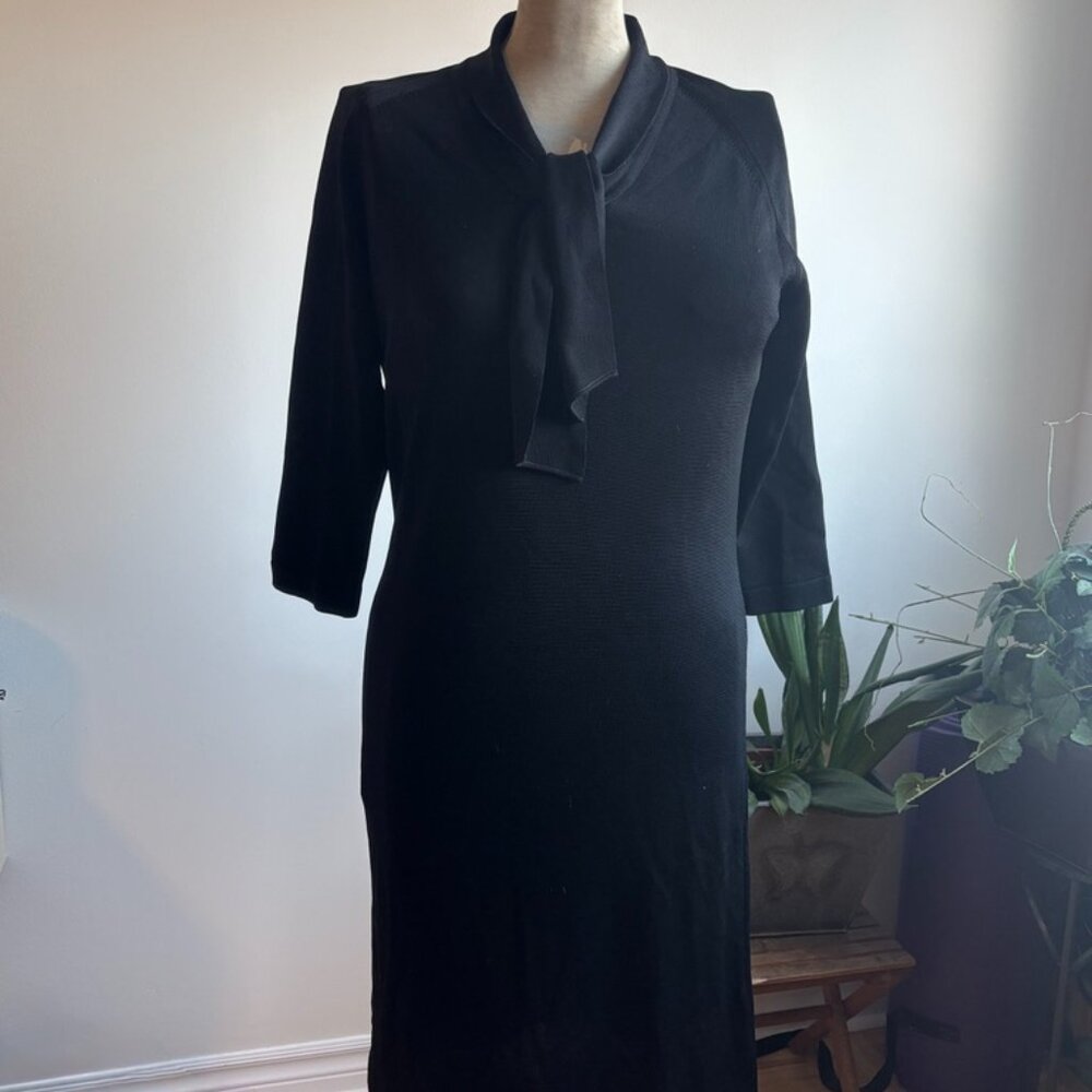Impeccable Vintage 1950s Louis Feraud  jersey dress size 44